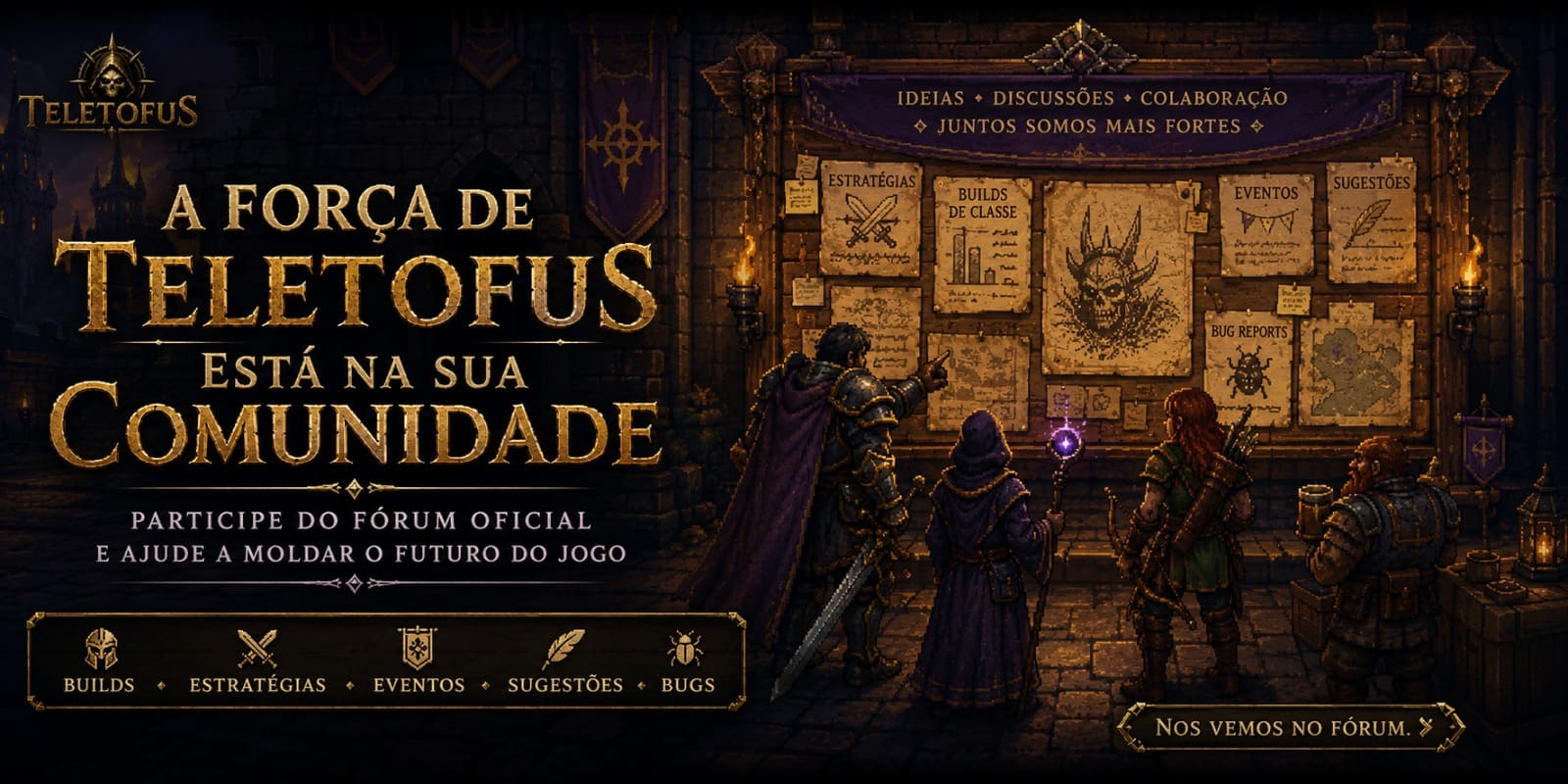 Teletofus: o RPG MMO onde a comunidade faz o jogo evoluir