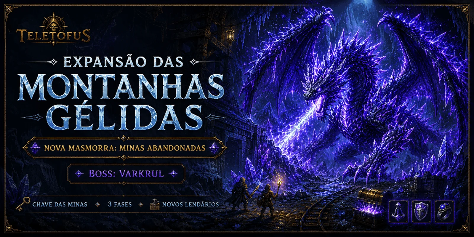 🧊 Nota de Atualização — As Minas Abandonadas Despertaram (Teletofus)