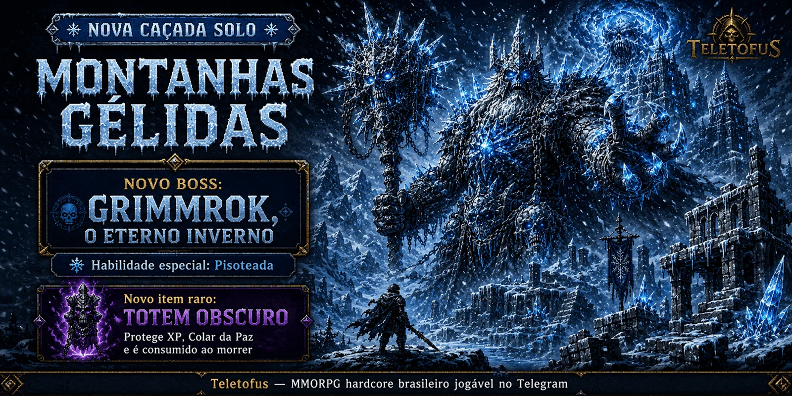 ❄️ NOVA ATUALIZAÇÃO — MONTANHAS GÉLIDAS ❄️