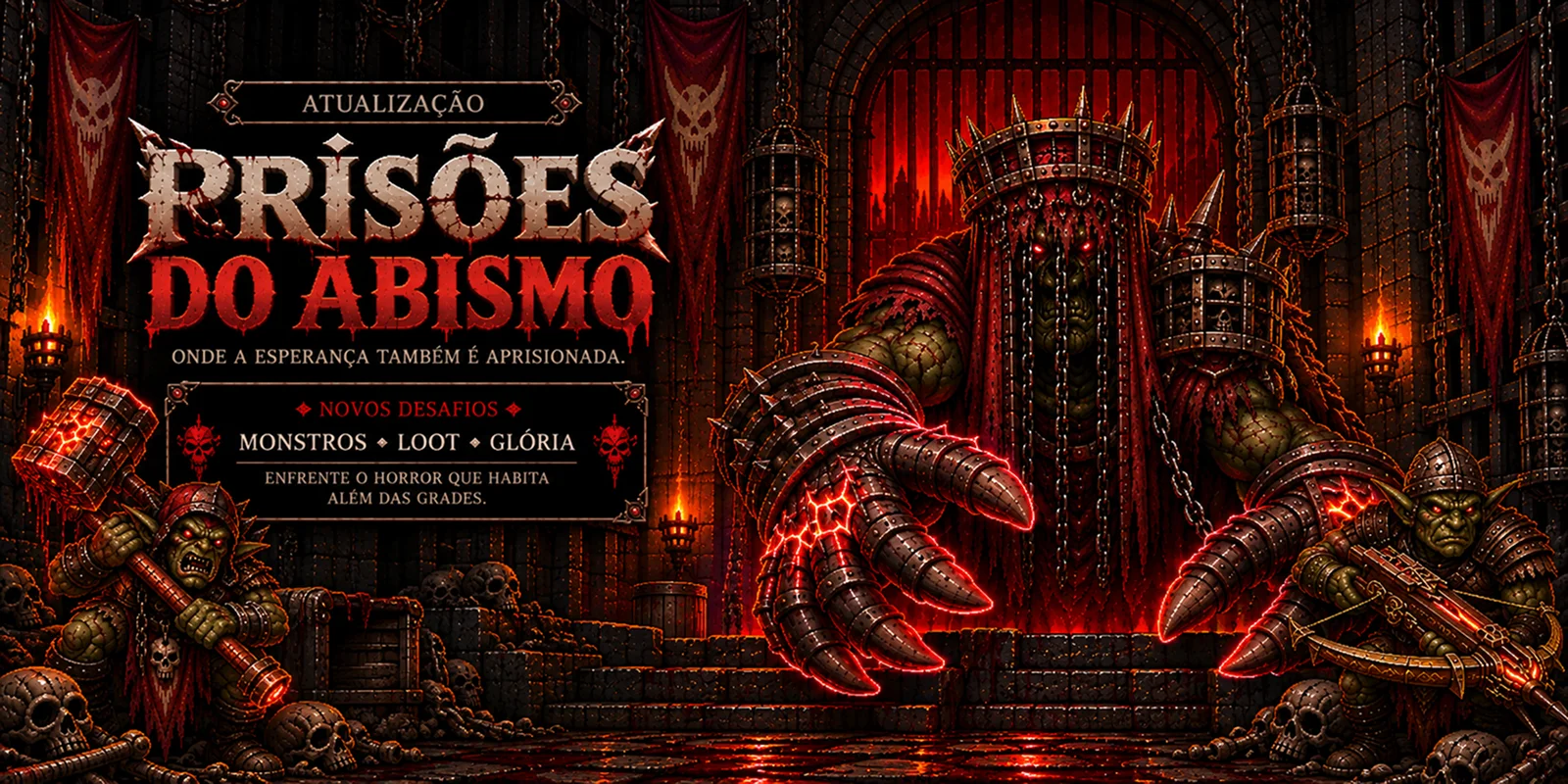 Prisões do Abismo chegam ao Teletofus: nova masmorra cooperativa
