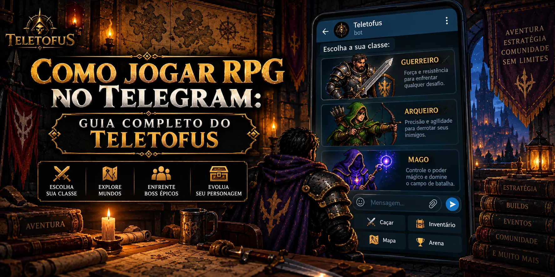 Como jogar RPG no Telegram: guia completo do Teletofus