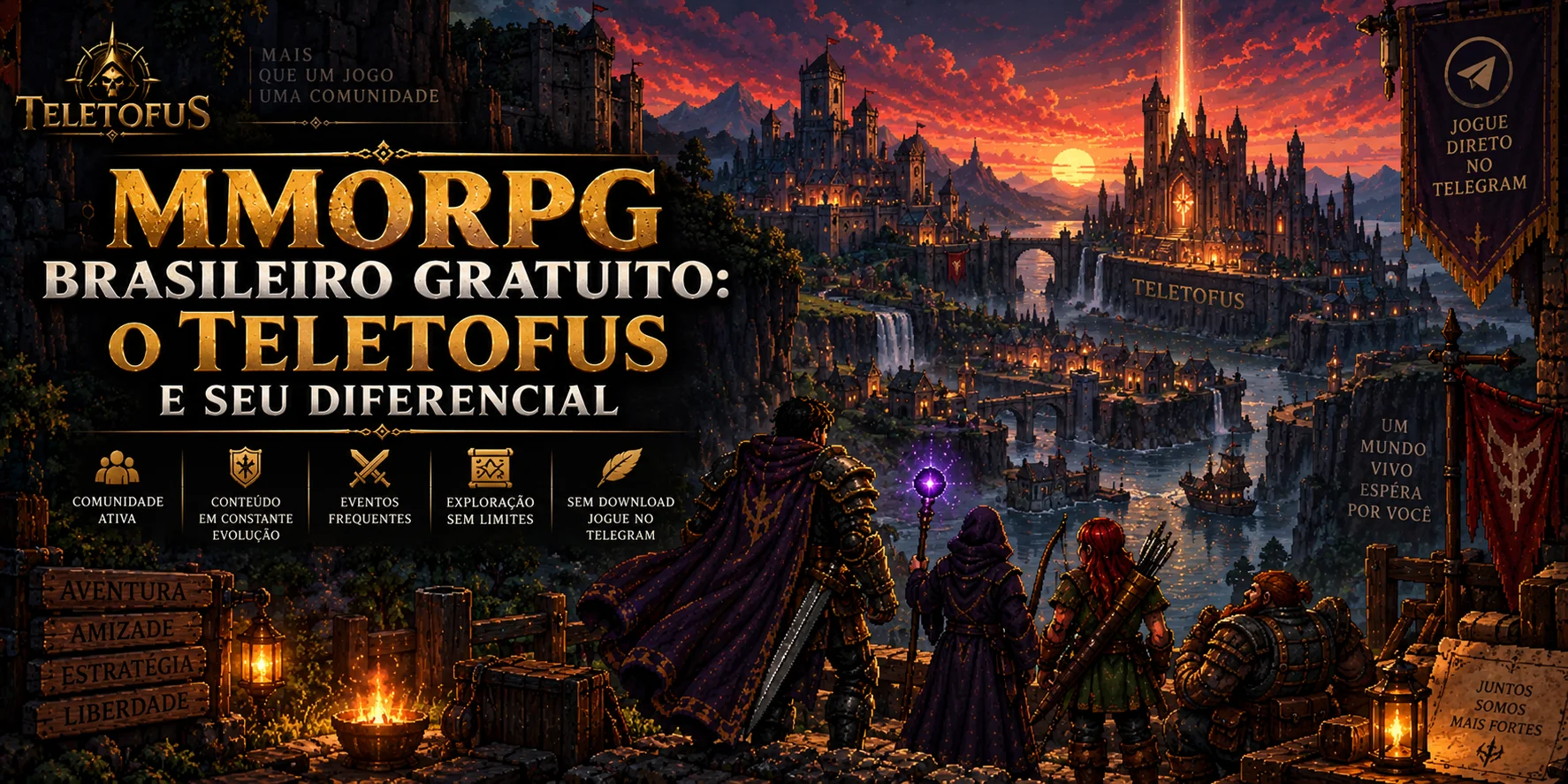 MMORPG brasileiro gratuito: o Teletofus e seu diferencial